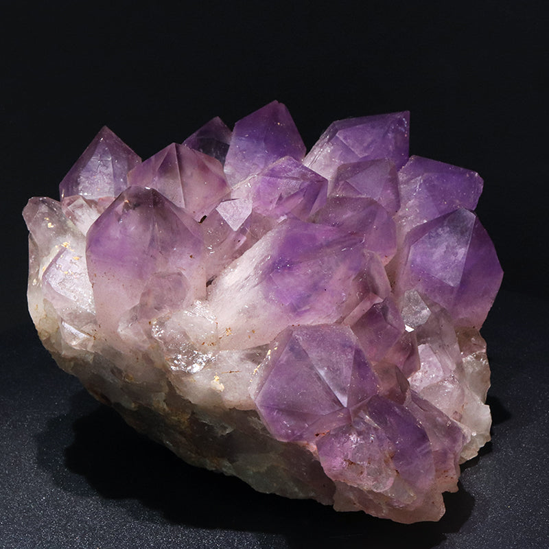 【1/19まで水瓶座星座石20％OFF(決済時に自動割引)】【動画】クラスター　ボリビアアメジスト　ボリビア産　約6.23kg  [co-g1737]