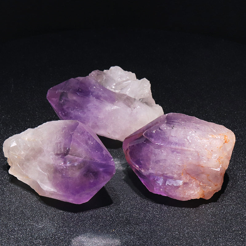 【1/19まで水瓶座星座石20％OFF(決済時に自動割引)】原石　ボリビアアメジスト　ボリビア産　台付き　約170～190g(原石のみ)　ランダム発送 [co-g1738]