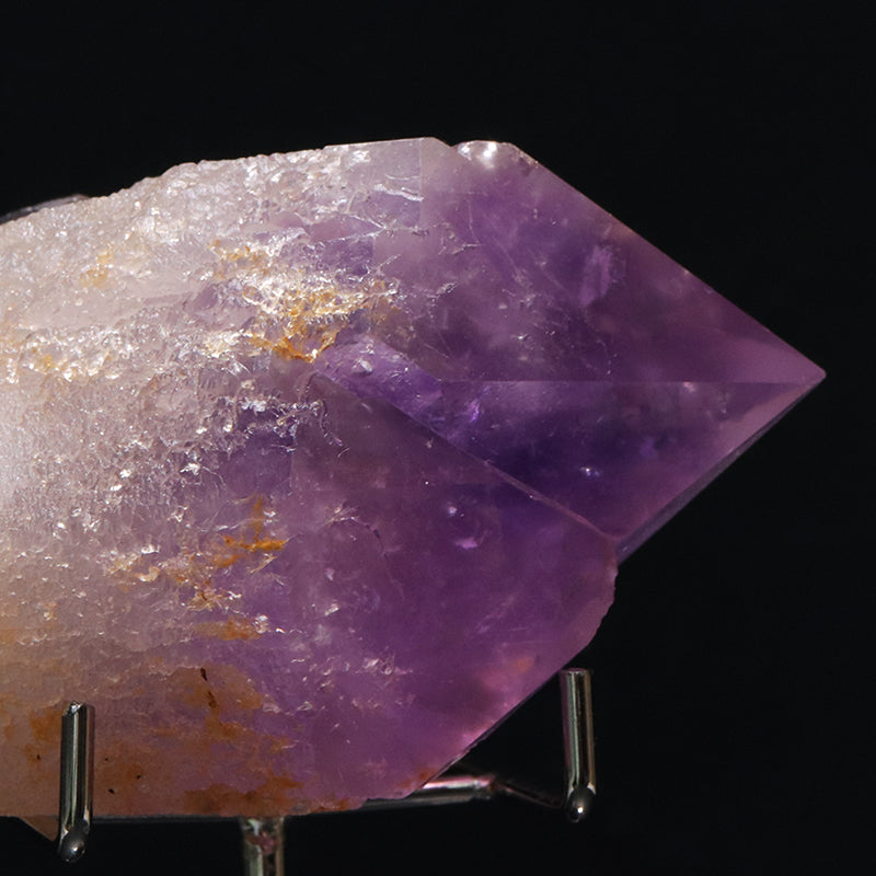 【1/19まで水瓶座星座石20％OFF(決済時に自動割引)】原石　ボリビアアメジスト　ボリビア産　台付き　約300～330g(原石のみ)　ランダム発送[co-g1740]