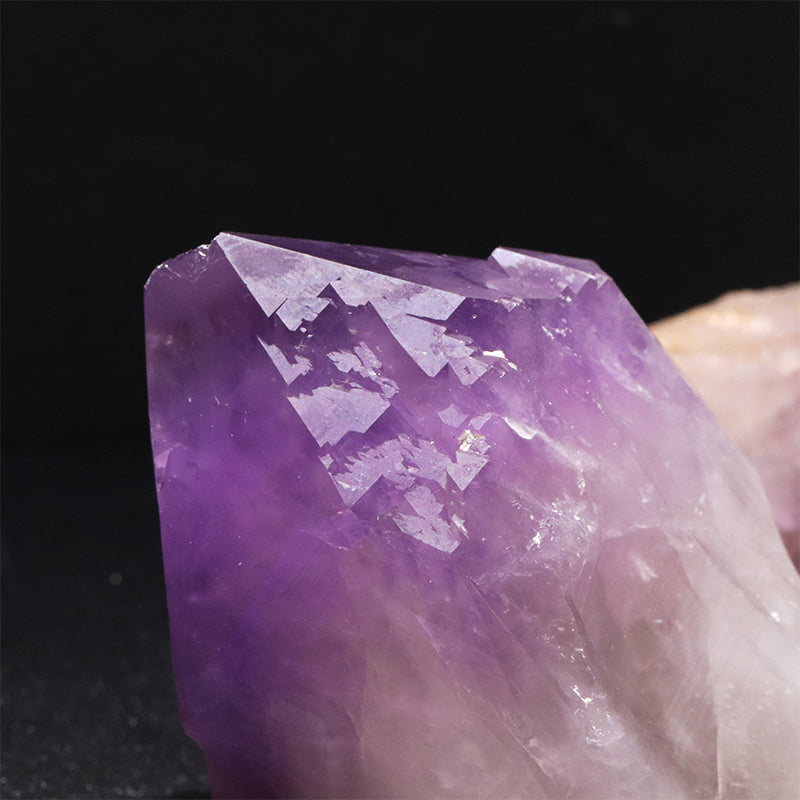 【1/19まで水瓶座星座石20％OFF(決済時に自動割引)】原石　ボリビアアメジスト　ボリビア産　台付き　約300～330g(原石のみ)　ランダム発送[co-g1740]