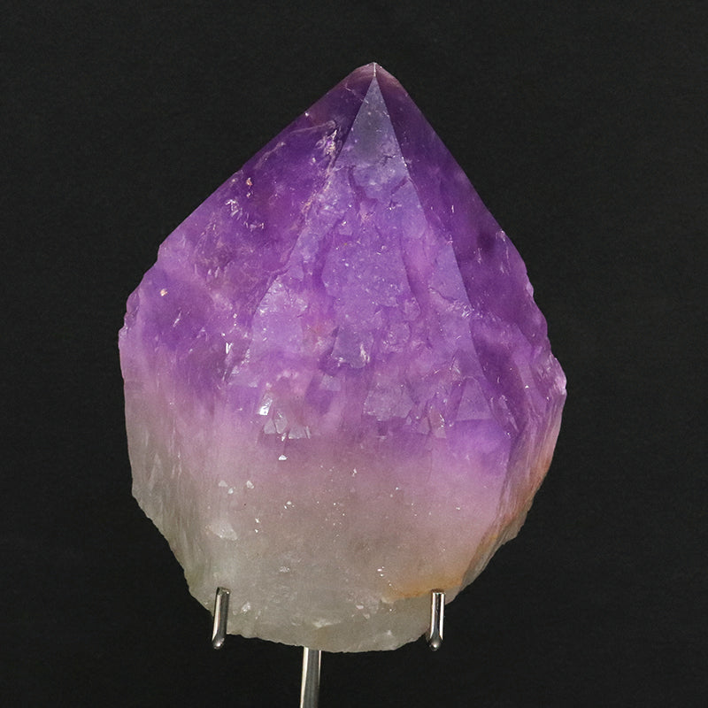 【1/19まで水瓶座星座石20％OFF(決済時に自動割引)】原石　ボリビアアメジスト　ボリビア産　台付き　約500g(原石のみ)　ランダム発送 [co-g1743]