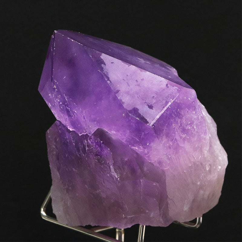 【1/19まで水瓶座星座石20％OFF(決済時に自動割引)】原石　ボリビアアメジスト　ボリビア産　台付き　約500g(原石のみ)　ランダム発送 [co-g1743]