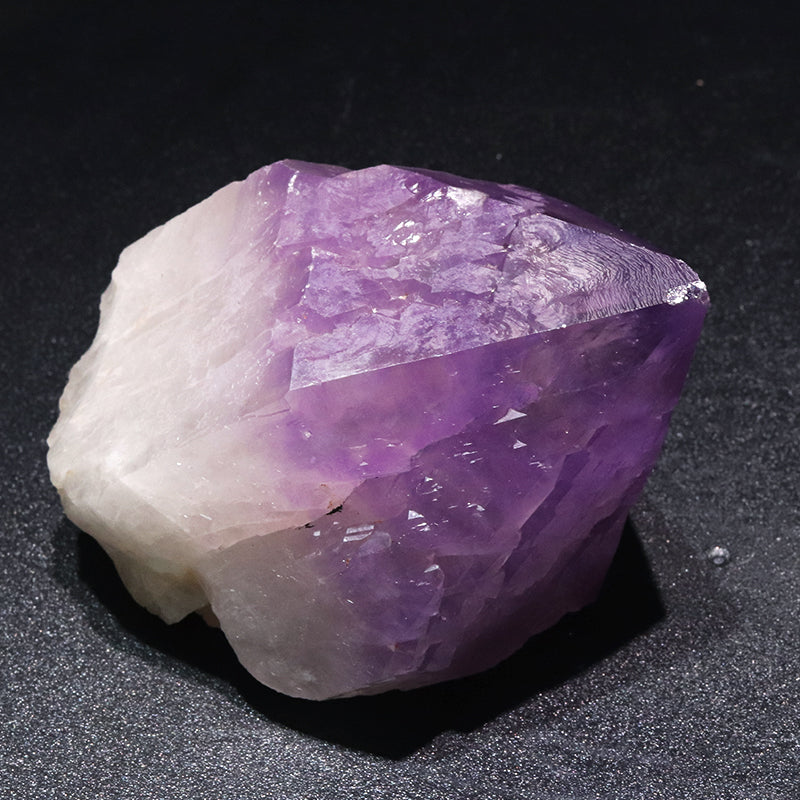 【1/19まで水瓶座星座石20％OFF(決済時に自動割引)】原石　ボリビアアメジスト　ボリビア産　台付き　約600～630g(原石のみ)　ランダム発送 [co-g1744]