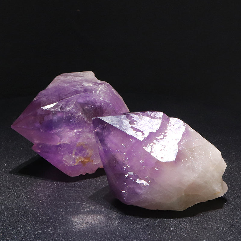 【1/19まで水瓶座星座石20％OFF(決済時に自動割引)】原石　ボリビアアメジスト　ボリビア産　台付き　約600～630g(原石のみ)　ランダム発送 [co-g1744]