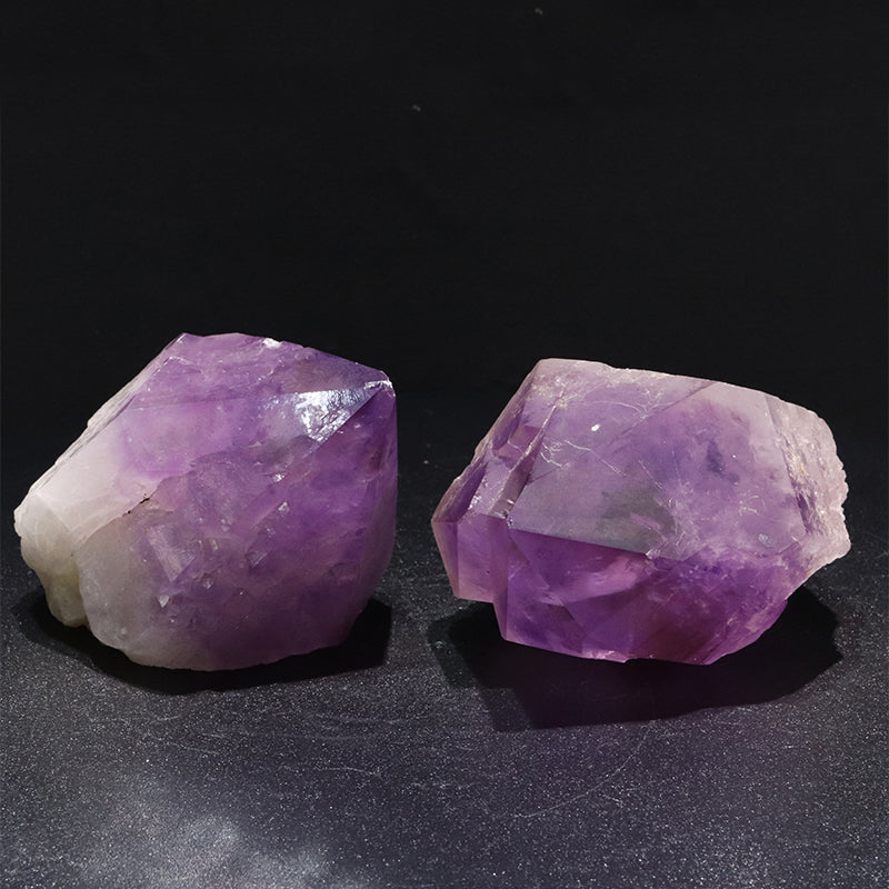 【1/19まで水瓶座星座石20％OFF(決済時に自動割引)】原石　ボリビアアメジスト　ボリビア産　台付き　約600～630g(原石のみ)　ランダム発送 [co-g1744]