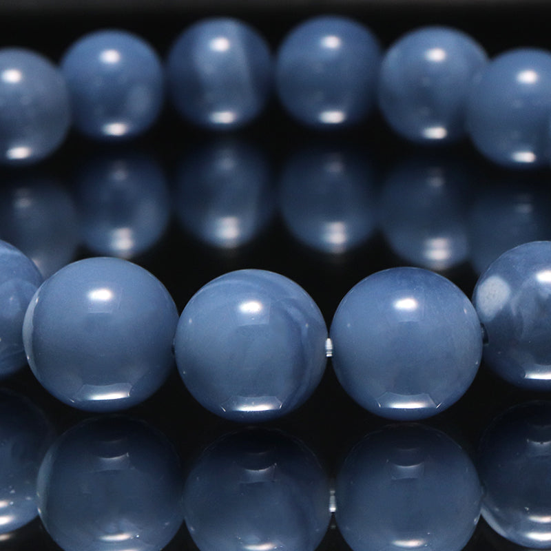 ブレス　ブルーオパール＜マダガスカル産＞　丸  [co-g1746]