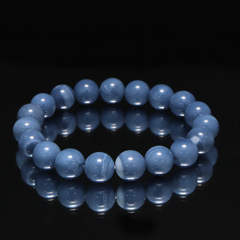 ブレス　ブルーオパール＜マダガスカル産＞　丸  [co-g1746]