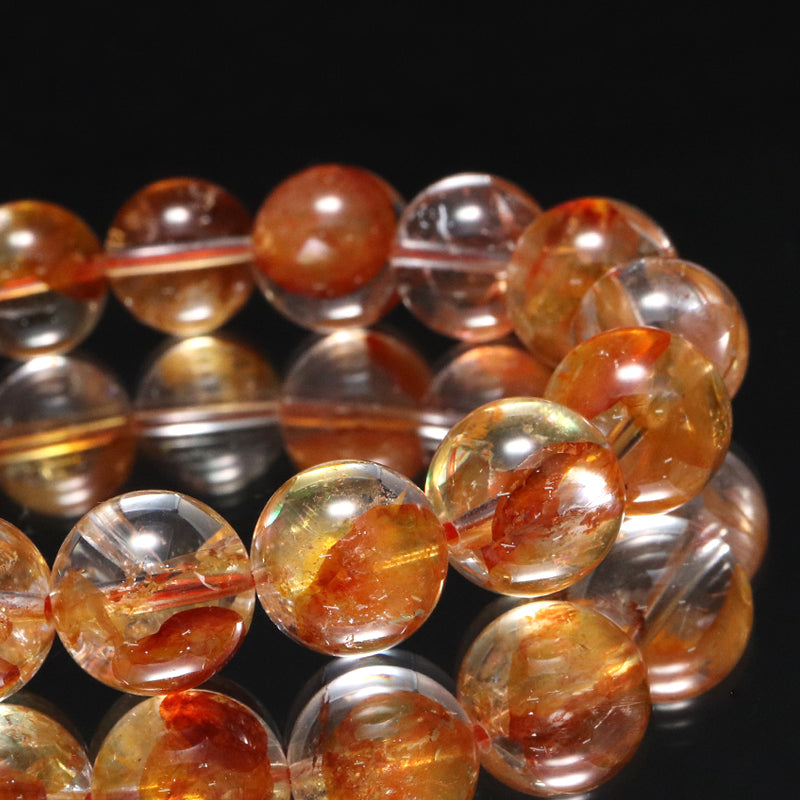 ブレス　オーロラクォーツ＜ブラジル産＞　丸  [co-g1711]