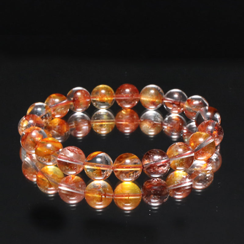 ブレス　オーロラクォーツ＜ブラジル産＞　丸  [co-g1711]