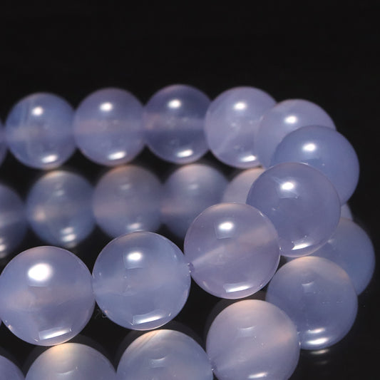 ブレス　パープルカルセドニー＜ブラジル産＞　丸  [co-g1756]