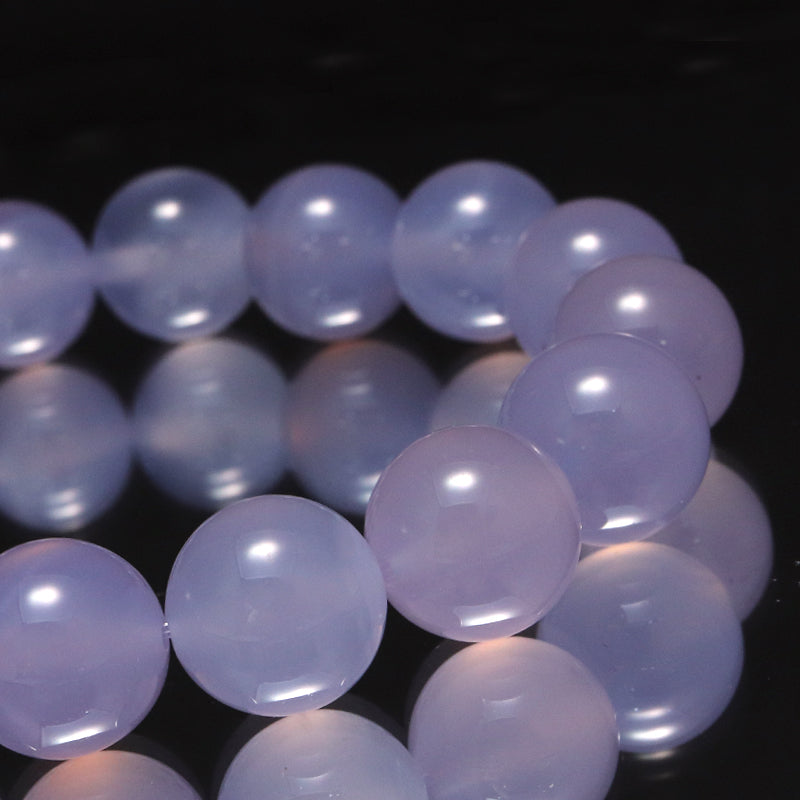 ブレス　パープルカルセドニー＜ブラジル産＞　丸  [co-g1756]
