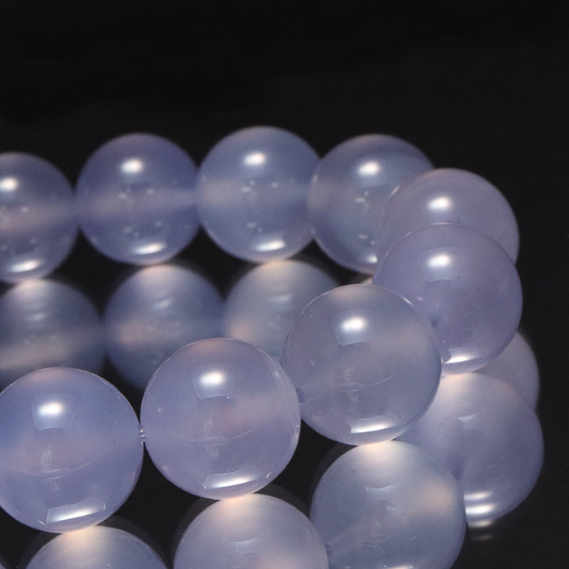 ブレス　パープルカルセドニー＜ブラジル産＞　丸  [co-g1756]