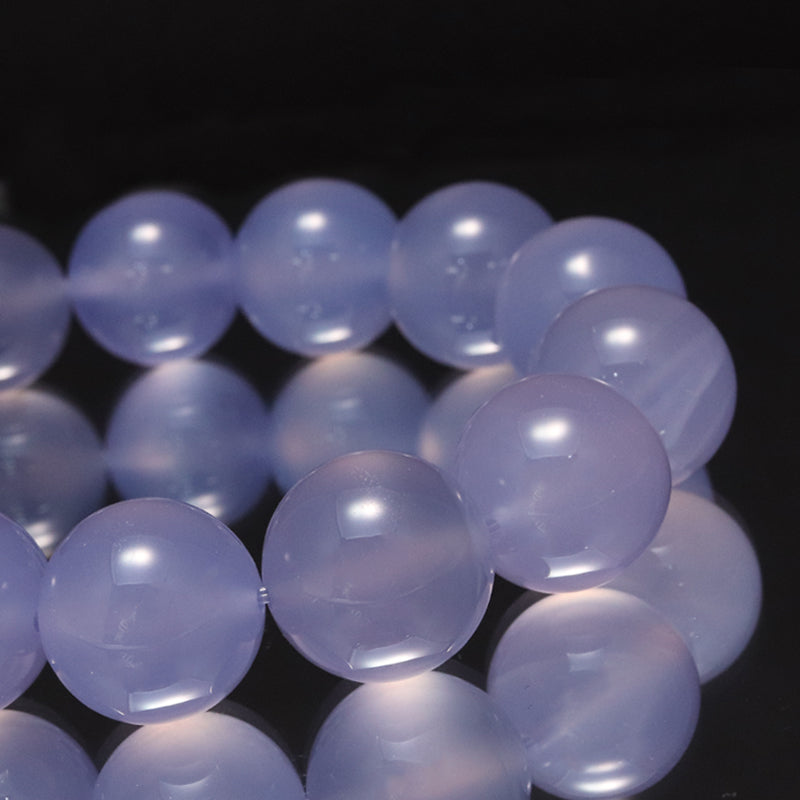 ブレス　パープルカルセドニー＜ブラジル産＞　丸  [co-g1756]
