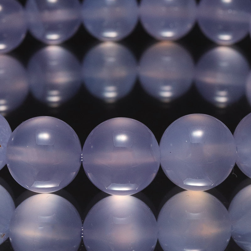 ブレス　パープルカルセドニー＜ブラジル産＞　丸  [co-g1756]