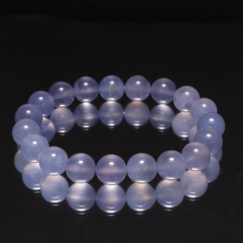 ブレス　パープルカルセドニー＜ブラジル産＞　丸  [co-g1756]