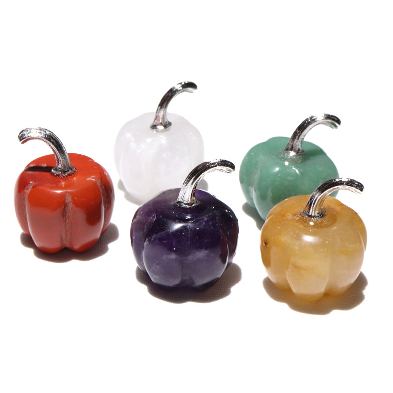 【ハロウィン商品】天然石かぼちゃ　全5種　[co-g2961]