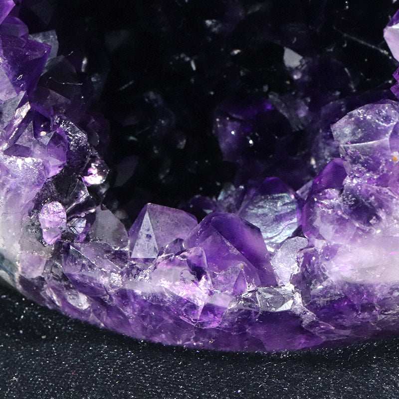 【一点物】ジオード　アメジスト　エッグ型　ウルグアイ産　[co-g1766]