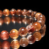 Copper Rutilated Cat's Eye Bracelet (Brazil) Round [co-g0865]