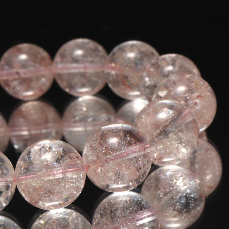 ブレス　ヒマラヤアイリスクォーツ＜ヒマラヤ産＞　丸 [co-g1702]