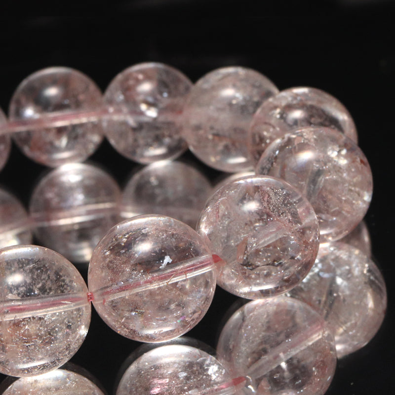 ブレス　ヒマラヤアイリスクォーツ＜ヒマラヤ産＞　丸 [co-g1702]