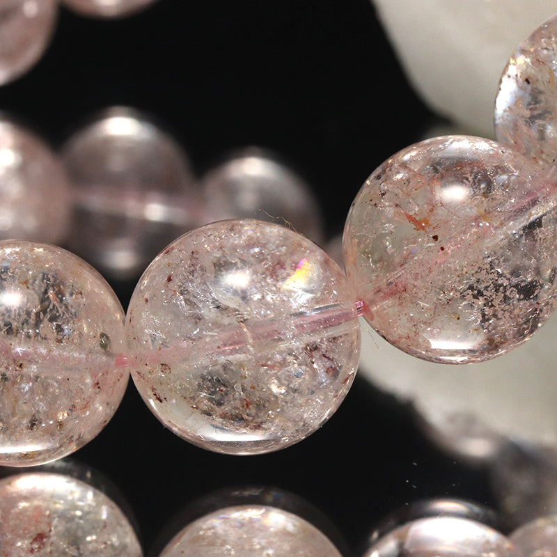 ブレス　ヒマラヤアイリスクォーツ＜ヒマラヤ産＞　丸 [co-g1702]