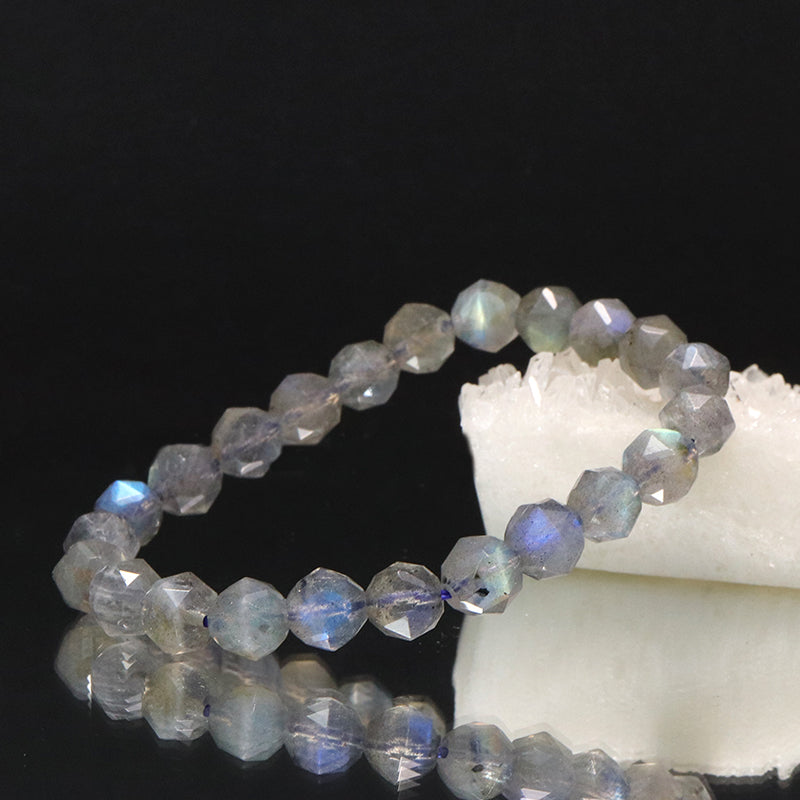 ブレス　ラブラドライト＜マダガスカル産＞　スターカット  [co-g1717]