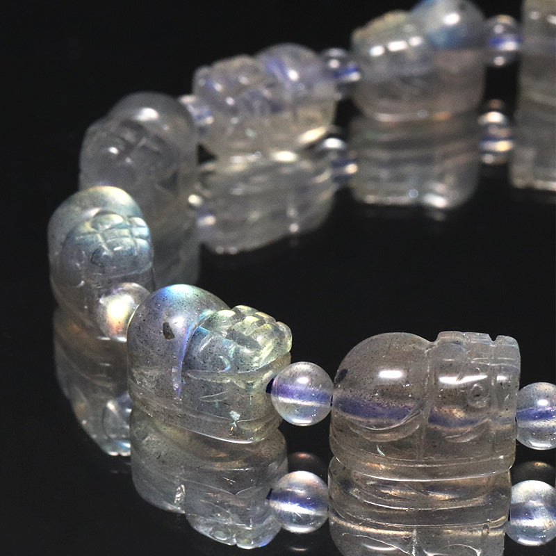 ブレス　ラブラドライト＜マダガスカル産＞　ヒキュウ  [co-g1712]