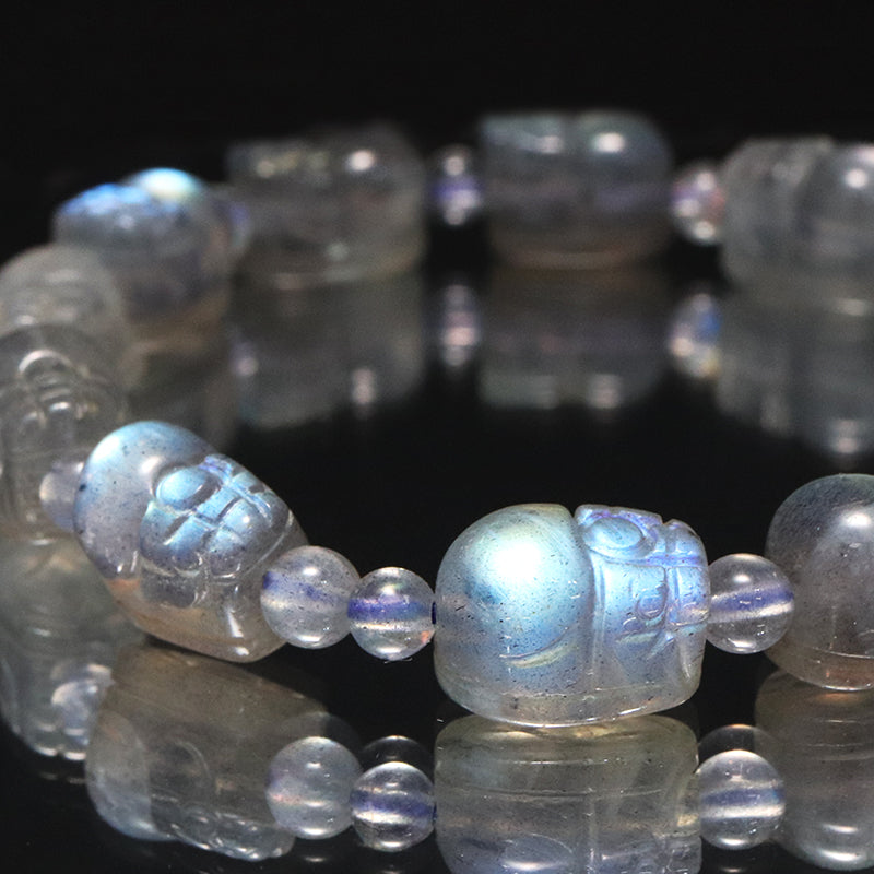 ブレス　ラブラドライト＜マダガスカル産＞　ヒキュウ  [co-g1712]