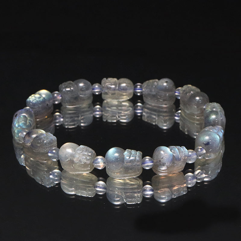 ブレス　ラブラドライト＜マダガスカル産＞　ヒキュウ  [co-g1712]