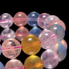 High-quality mixed beryl bracelet from Brazil, round [co-g0840]