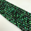 Tiger Eye (tinted green) round [st-g0152]