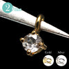 Get 30% off when you purchase 10 or more eligible items. Automatic discount at checkout. Petalite Pendant Top from Brazil, approx. 3mm, 925 Silver [co-g1450]