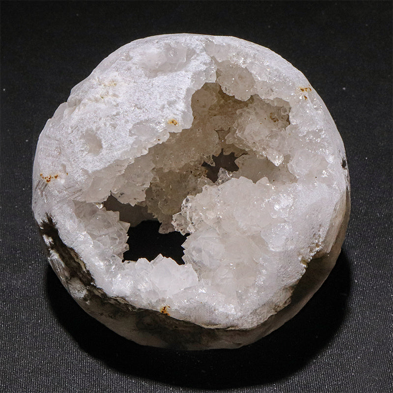 水晶ジオード＜モロッコ産＞　丸玉　原石　　約4.9～8.3cm　ランダム発送 [co-g3274]