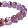 [20% off Aquarius Zodiac Stone until January 19th (automatic discount at checkout)] Bracelet Garden Amethyst (Brazil) Round [co-g0876]