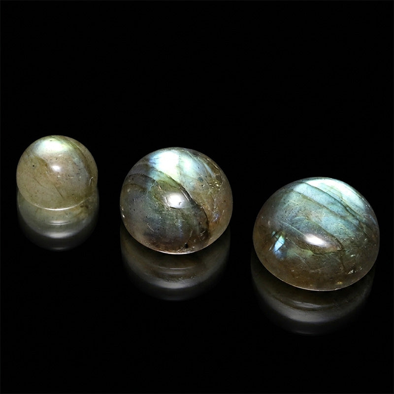 ラブラドライト＜マダガスカル産＞　ラウンド型　約6～13mm　ルース  [ac-g4081]
