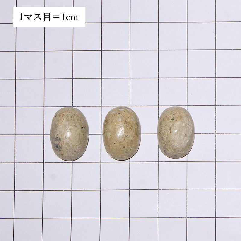 【日本銘石】タツナイト(竜山石)＜兵庫県/高砂市産＞　黄　約18×13mm　ルース [co-g2822]